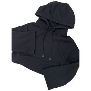 Athleta‎ Steady State Bell Sleeve Cropped Hoodie Sweatshirt Women's Size XXS